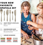 DI ORO 6-Piece Silicone Spatula Set - Image 4