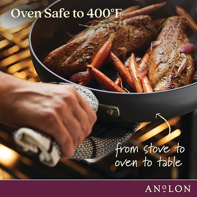 Anolon Advanced Home Hard Anodized Nonstick Sauté Pan - Image 4