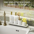 Cisily Kitchen Soap Dispenser Set Comes - Image 4