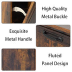 13 Gallons Tilt Out Trash Cabinet, Hidden Trash Can Cabinet Wooden Tilt Out Pet - Image 3