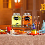 1.6 Gallon Glass Drink dispenser, Lemonade Dispenser - Image 7
