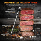 Meat Thermometer Wireless, 800FT Bluetooth Digital Thermometer - Image 4