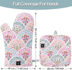 BONTHEE Oven Gloves Heat Resistant Potholder Set Oven Gloves - Image 2