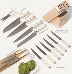 Styled Settings White Knife Set - Image 3