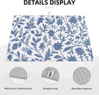 Blue Floral Print Dish Drying Mats - Image 4