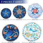 5 Pieces Bowl Covers Reusable, 5 Size Elastic Cloth Bowl Covers - Image 2
