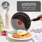 T-Fal Ultimate Hard Anodized Ceramic Nonstick 8 Piece Cookware Set, Oven Safe - Image 4