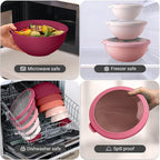 Zulay Kitchen 12 Piece Plastic Mixing Bowls - Image 7