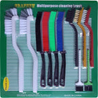 11Pcs Crevice Cleaning Brush Set, Hard Bristle Gap Cleaner Brushes, Tight Spaces - Image 7