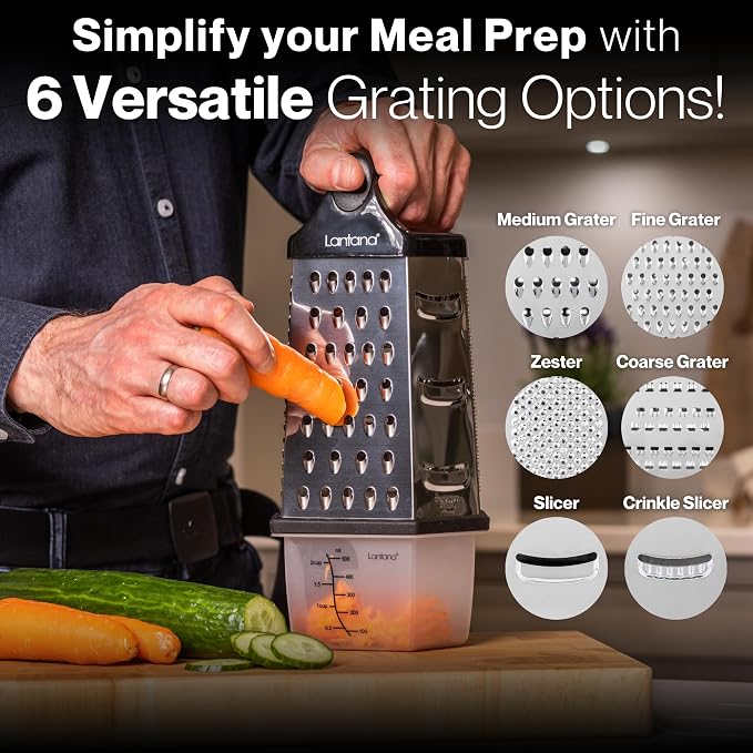 Lantana Cheese Grater for Kitchen - Image 2
