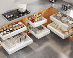 Seinloes 6Pack Expandable Pull Out Cabinet Organizer 21"Deep by Seinloes