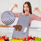 BeLuyi 2 Pack Adjustable Bib Apron - Image 4