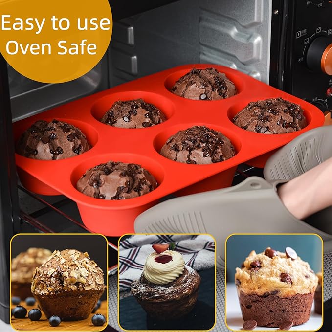 CAKETIME Silicone Muffin Pan Set - Image 4