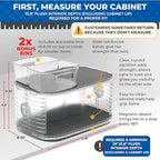 Mighty Susan 2-Tier Lazy Susan Pantry Organizer – Steel Reinforced Turntable - Image 2