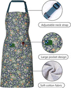 2 Pack Floral Apron for Women - Image 3