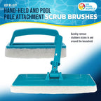 U.S. Pool Supply Hand-Held and Pool Pole Attachment Scrub Brushes - Image 2