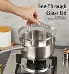 KOCH SYSTEME CS 1 Quart Stainless Steel Saucepan, 1 Quart Saucepan - Image 4