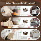 Hovico Heat Resistant Oven Gloves, Ove Glove BBQ Gloves Heat Resistant Cooking - Image 8