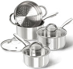 MICHELANGELO Saucepan Set 6pc by Michelangelo