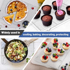 TeamFar Cooling Rack, 16.6” x 11.45” Stainless Steel Wire Baking Rack - Image 7