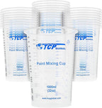 TCP Global 32 oz. Graduated Plastic Mixing Cups by TCPGlobal