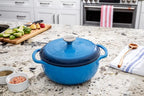 Lodge 4.5 Quart Enameled Cast Iron Dutch Oven - Image 6