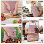 NLUS 2 Pack Cooking Aprons for Women - Image 7