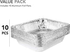 Stock Your Home Aluminum Pans 9x13 Disposable Foil Pans - Image 3