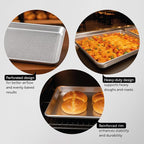 Restaurantware 1 Perforated Bakery Sheet Pan, 18 x 13 Inch Industrial Baking - Image 3