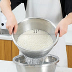 304 Stainless Steel Microporous Colander, 5QT Large Capacity - Image 6