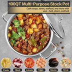 Large Stock Pot-20QT Stainless Steel Stockpot - Image 4