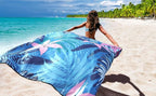 WIWIGO Beach Blanket Waterproof Sandproof Beach Mat 79" X 83"/10'x9'for 2-8 - Image 5