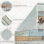 Sanwarm Absorbent Dish Drying Mat, Happiness Is A Kitchen Full of Love - Image 3