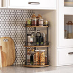 YATINEY 3-Tier Lazy Susan Organizer, Rotating Spice Rack, Spinning Organizer - Image 3
