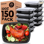 Glotoch Express 32oz 1-Compartment Meal Prep Containers by GlotochExpress