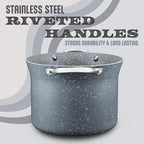 Concord Granite Nonstick 7 Quart Stock Pot Cookware Set - Image 4