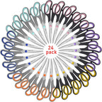 Scissors for Office School Supplies, Hnncugty 8" Scissors All Purpose Bulk Set - Image 8
