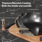 Nonstick Cookware Set, Titanium Coating Pan Set, Induction Cookware Oven Safe - Image 8
