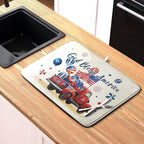 4th of July Drying Mat for Kitchen Counter 18 x 24 Inch US Independence Day - Image 6