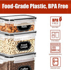 PRAKI 30 Pack Airtight Food Storage Containers - Image 4