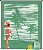 HIHOHO Beach Blanket Waterproof Sandproof Extra Large Beach Mat 79" X - Image 6