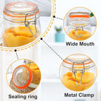 32 oz Wide Mouth Mason Jars - Image 3