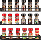 MyGift Set of 3 Wall-Mounted Black Metal Nail Polish and Essential Oils Display - Image 6