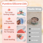 4 Packs 4-inch/9.5cm Silicone Can Lids - Image 4