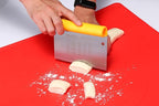 Suanyok Bench Scraper-Stainless Steel Dough Scraper and Flexible Plastic Bowl - Image 3
