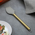 Gold Spatulas, Berglander Non-stick Silicone Flexible Scrapers Baking Mixing - Image 2