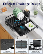 Kitsure Extendable Dish Drying Rack - Image 4