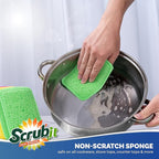 Scrub and Wipe Scrubbing Pads – SCRUBIT Dual Sided Scouring Pad and Sponge - Image 4
