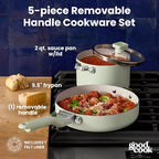 GoodCook Ceramic Cookware Set 5-Piece - Image 2