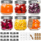 Eathtek Small Mason Jars 8oz/240ml by Eathtek